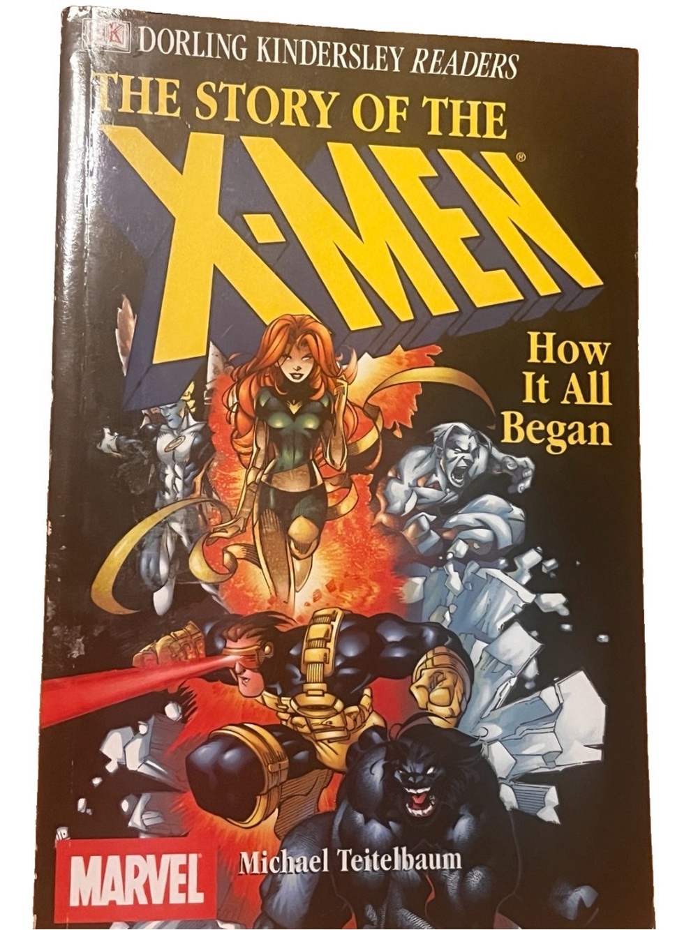 The Story of the X-Men How It All Began DK Readers Michael Teitelbaum Marvel